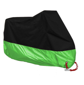 Waterproof Motorcycle Cover (Option: Green-3XL)