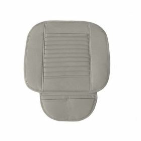 3D Universal PU Leather Car Seat Cover Breathable Pad Mat For Auto Chair Cushion (Option: Gray)