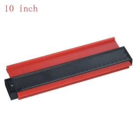 Radial Ruler Contour Gauge Taker Profile Gauge (Option: Red 10inch 3pcs)