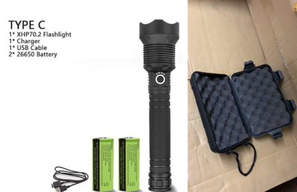 XHP70.2 Powerful Usb Led Flashlight (Option: P70.2 set B-EU)