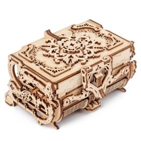 Wooden jewelry box (Option: Antique assembled)